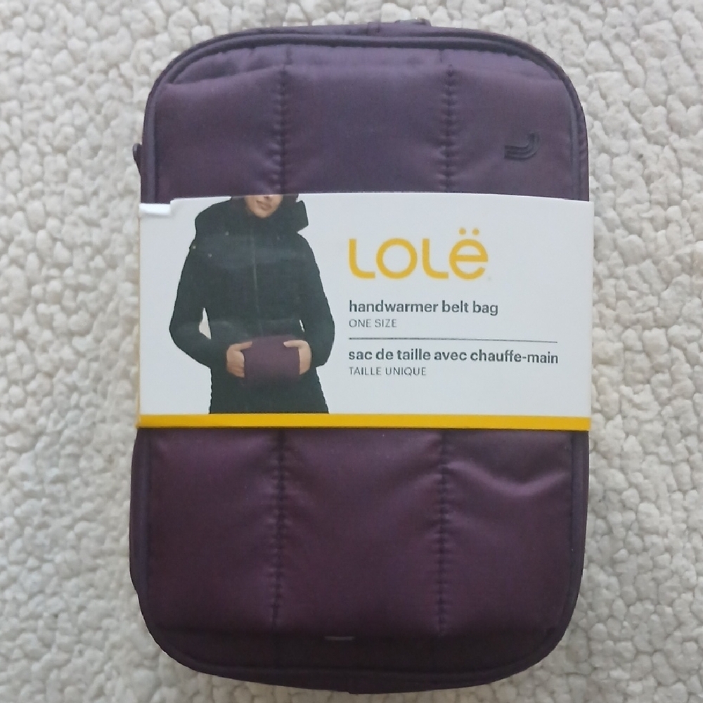 Lole Deep Purple Handwarmer Belt Bag